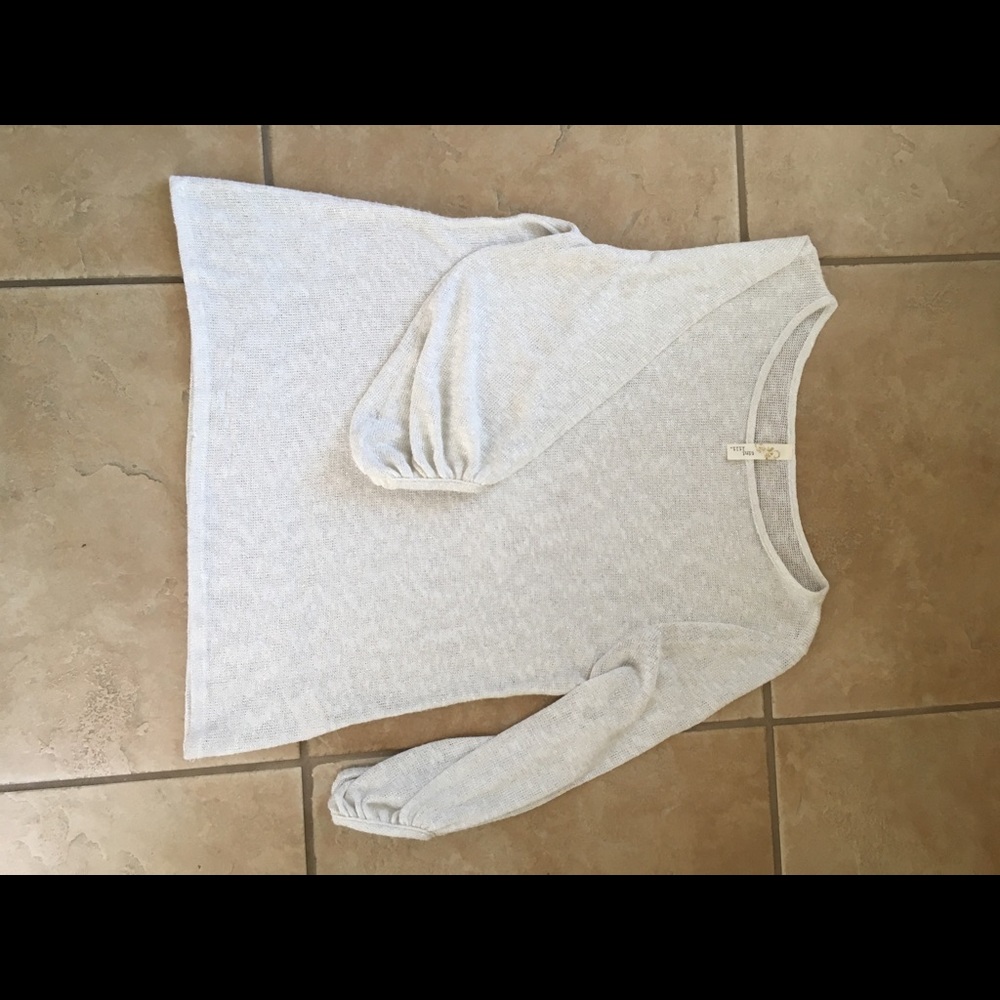 Cream and gold thread shirt
